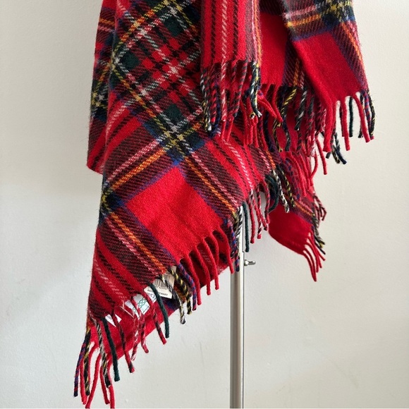 New Highland Home Industries All Wool Woven Scotland Royal Stewart Blanket Throw - Picture 9 of 12